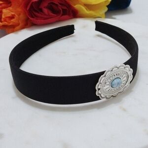 Western Style Turquoise Concho Headband
